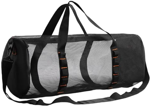 Wasserdichte Trockentasche – Sport Duffe Bass | Schwimmtasche aus Netzstoff für Laufen | wasserdichte Strandtasche mit verstellbarer Schulter | wasserdichte Tasche tragbar faltbar zum Schnorcheln