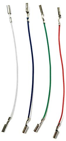 EXQIOUR Phono-Kabel für Plattenspieler, Headshell, Patronenkabel, Zubehör für Plattenspieler, Phono-Kopfschale