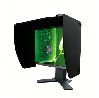 Monitorhaube 17-32 Zoll, Bildschirm Sonnenschutz Blendschutz, für Dell HP | Anti Reflexion • Sichtschutz Monitor • Augen Entlastung • Büro Gaming Zubehör • Faltbare Bildschirmabdeckung