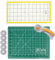 W.A. Portman Rollschneider mit selbstheilender Matte & Quiltlineal - Professionelles Quilt- & Nähset