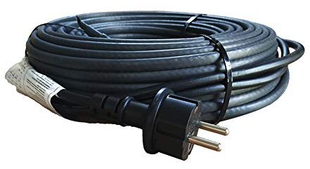 HEATIT JHSF 24m Vormontierte Selbstregulierendes Rohr Heizkabel mit Thermostat