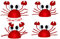 Supefriendly Roter Hummerkrabben-Hut, Halloween, Weihnachten, niedlicher roter Hummer, Krabbenhut, Erwachsene, Kostüm-Kappe, Geschenk