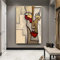 Peinture sur toile Picasso pour la décoration de la maison - Figures abstraites, affiches d'art se mélangeant au visage, tirages d'images d'art mural 50x85cm (20x33in) avec cadre