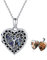 Midir&Etain Tree of Life Locket Necklace 925 Sterling Silver Heart Photo Pendant Necklace that Holds Pictures Family Tree Jewellery Gifts for Women Girls Birthday