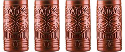 Topkapi Tiki Becher Bora – Tiki-Set Cocktailgläser Cocktailbecher, Tiki Bar Serie, 490 ml, XL (Bronze)