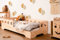 smartwood TILA 5P Kinderbett 70x140 | Montessori Bodenbett mit Lattenrost & Rausfallschutz | Für Jungen & Mädchen | Sicheres und Robustes Holzbett für Kinder ab 3 Jahren