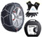 BB-EP Schneeketten Winter-Set für SUV & Transporter - passend für BMW X3 (F25) Reifengröße 245/50-18