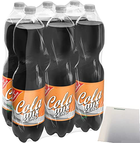 Gut & Günstig Cola Mix Zero (6x 1,5L Flasche) + usy Block