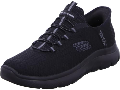 Skechers Summits High Range, Sneaker Uomo, Nero (Black Mesh Trim Black), 46 EU