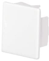 Tehalit Endkappe für Kabelweg, LF 30 x 30 mm, Kunststoff, Weiß, RAL 9016, Stoßverbinder, IK07, -5 bis 60 °C