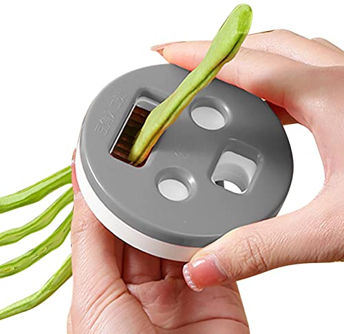 1 Pcs Bean Frencher, Coupe-haricots Multifonctionnel Avec Lames, Trancheuse Haricots Verts, Trancheuse Haricots Légumes, Gadgets Cuisine Portables, Râpe À Haricots, Outil Broyeur