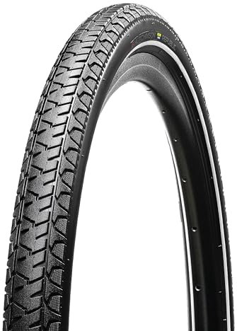 HUTCHINSON - REPUBLIC - Infinity Tire / eBIKE - Ciudad / Trekking / Bicicletas eléctricas - Agarre y a prueba de pinchazos - Talones rígidos - Black Reflex -Tipo de tubo - 700 x 37 mm