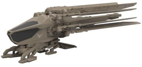 HiPlay Meng Plastic Model Kits: Atreides Ornithopter, Glue-Free Color Separation Assembly Collectible Figures (MMS-011)