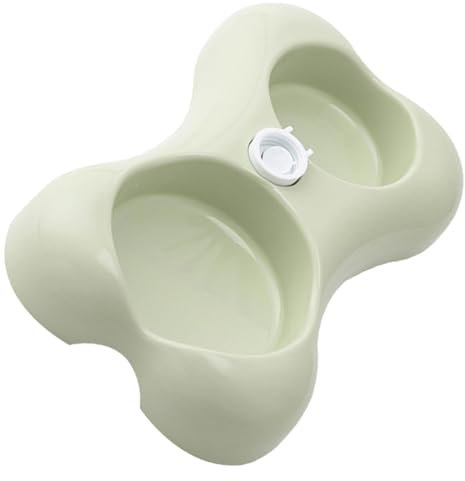 Beavorty Distributeur Eau pour Animaux avec Gamelle pour Chat Et Chien Bol Surélevé Facile à Nettoyer pour Alimentation Confortable Et Pratique