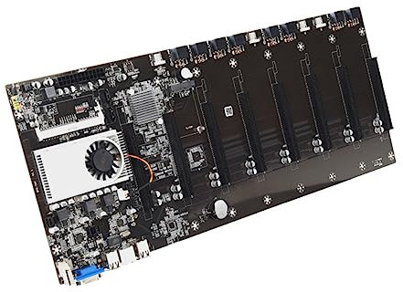 JECOMPRIS Mining Motherboard Integrated Cpu and Memory Stable Voltage Capacitor for Enhanced Performance and Durability for Mining