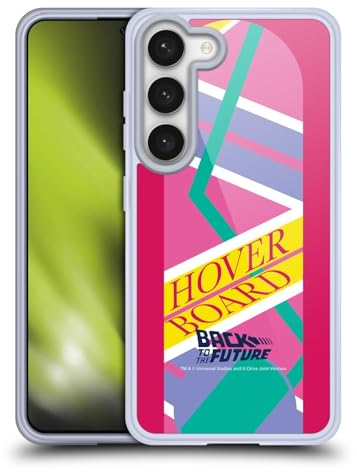 Head Case Designs Offizielle Back to The Future Hoverboard 2 I Zusammengestellte Kunst Softgelhülle Kompatibel Mit Samsung Galaxy S23 5G Und Kompatibel Mit Magsafe Zubehör