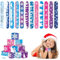 POPOYU 24Pcs Schneeflocken Slap Armbänder,Snap Armband Bänder für Geschenke Tasche Füller,Haustier Katze Party Gastgeschenke,Schneeflocken Armbänder für Kinder Geburtstagsgeschenke Katze Thema PPQ