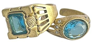 Sopodbacker Ring Ringe Damen Bijouterie Herren Spiel Liebe Cosplay Ring Unisex Verstellbare Eheringe Paar Accessoires Punk Größenveränderbar Rafayel