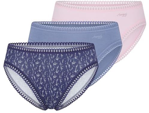 Sloggi - GO Crush - Slip - 3er Pack (XL Rosa/blau)