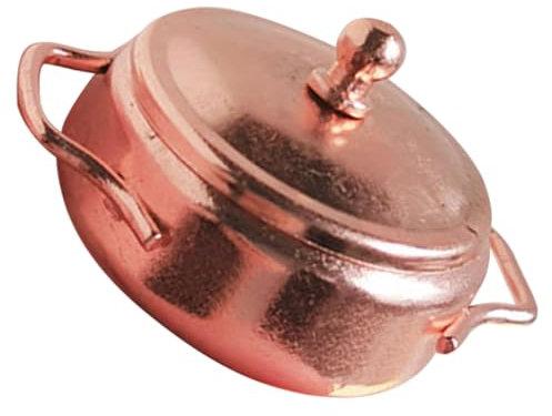 CHICAMPERA Olla De Cocina Accesorios para Casa De Decoración Retro De Vintage para Cocinas De Juguete y De