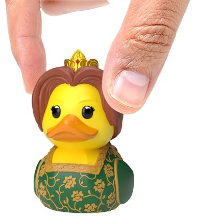 TUBBZ Mini: Shrek - Prinzessin Fiona als Cosplay-Gummiente Vinyl-Figur | Offizielles Shrek-Merchandise-Produkt – Mini-Vinyl-Figur mit Badewannen-Display, thematischer Charakter
