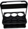 LIFKOME 1 Pieza Soporte para Botellas de Cerveza y Vino Capacidad para Botellas Diseño y Portátil Organizador de Almacenamiento Color Negro