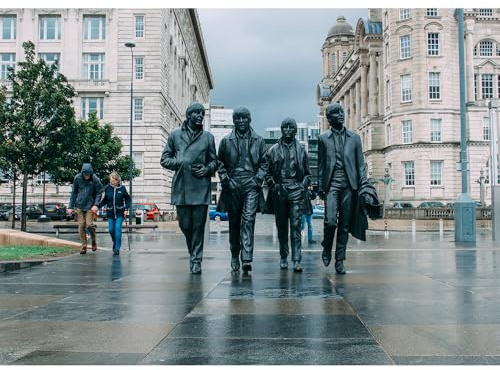 1000-teiliges Puzzle für Erwachsene, Erinnerungspuzzle der Beatles aus Liverpool (UK), Familienpuzzle, Reisesouvenir, 70 x 50 cm
