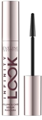 Eveline Cosmetics Infinity Look Tuscher-Serum für Wimpern, Verdickung und Verdrehen, 7% Infinity LashFlex Complex, Silikonbürste, 7ml