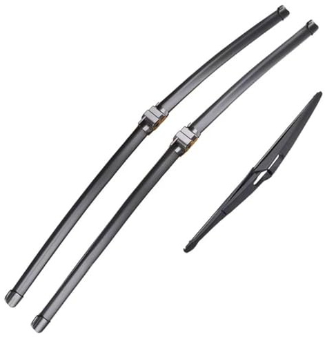 Scheibenwischer Vorne und Hinten für Mercedes Benz C Class W204 2009-2012 24+24+12, Auto Windschutzscheibe Set Front Scheibenwischer Heckscheibenwischer