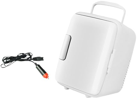 8L Portable Car Refrigerator and Warmer Two Mode 12V Small Fridge for Vehicles Camping Home Use with Efficient Thermal Insulation Camping for Auto Thermoelectric Fridge Compact