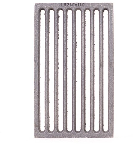 Hochwertiger 14 x 24 cm Gussrost Ofenrost Kaminrost Ascherost Feuerrost Rost