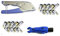 Cabelcon Set Bestehend aus Kompressionszange Pocket Tool + Cable Stripper + 20 Stück Kompressions-F-Stecker (20 Stk CX3 4.9 HQ + Stripper Blau)