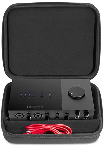 UDG Creator Focusrite Scarlett 8i6/Clarett2Pre/4Pre/NI Komplete Audio 6 MK2 Hardcase. Noir U8460BL