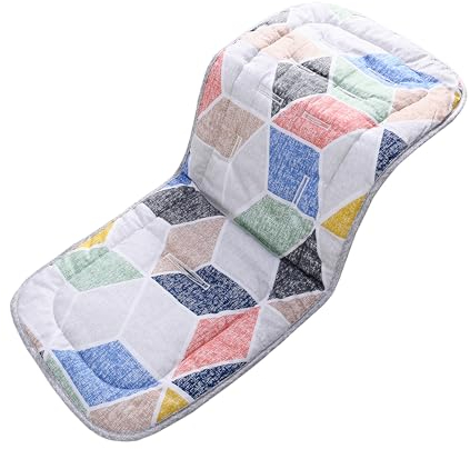 Baby Sitzauflage für Kinderwagen,Baby Sitzeinlage aus 100% Baumwolle Weiche und Reversible Autositz Kinderwagenauflage für Babyschale Buggy