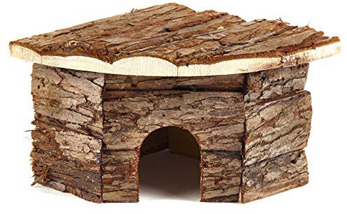 Pet Ting Natural Living Corner House For Small Animals Real Wood Mouse Hamster Gerbil Rat