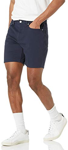 Amazon Essentials Short Extensible en Coton Entrejambe 23cm Homme