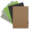 50x Vintage Kraftpapier Farbenmix-Paket - DIN A4-120g - Recycling-Papier, komplett ökologischer Brief-Bogen - Briefpapier - UmWelt by GUSTAV NEUSER