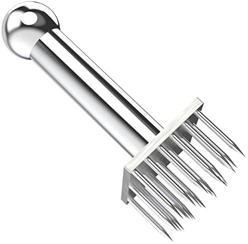 Kitchen Gadgets Fleischklopfer, robust, 28 Klingen, Edelstahl, für die Küche, zum Kochen, Zartmachen von Rind, Grill, Marinade, Steak und Geflügel (28 Klingen)