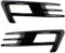 DTSYHSD Ricambi Auto Modifica Esterna per VW Golf 7 2013-2016: Paraurti Anteriore Circonda Presa d'Aria Anteriore Spoiler Decorazione in Nero Lucido con Modello in Fibra di Carbonio in ABS