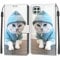 Feyten Coque pour Samsung Galaxy A22 5G, Etui Samsung A22 5G, Housse de Galaxy A22 5G en Cuir PU, Étui Housse en Cuir de Protection avec [3 Emplacements pour Cartes] [Magnétique] Flip Case(Chat 3)