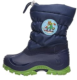 Lurchi Jungen Unisex Kinder FORBY Schneestiefel, Jeans Snowboard, 27 EU