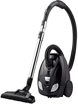 Tomado TVC2002B - Aspirateur avec sac - 2 litres - Filtre HEPA 12 - Léger - Noir