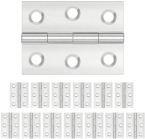 Fezf 14 PCS cerniere per porte cerniere per mobili pieghevole cerniere cerniere connettori cerniere staccabili cerniera porta cerniere battuta esterna cerniera in acciaio inox cerniere anta acciaio