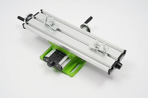 DSYOGX Multifunktions Frästisch, Fräsen Arbeiten Kreuztisch Arbeitstisch Kreuz X-Y Schiebebank für Mini-Bankbohrer und Bohrerhalterungen, 310x90 mm