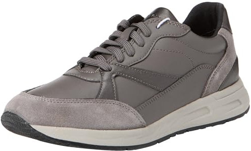 Geox D Bulmya A, Zapatillas Mujer, Dk Grey Gun, 36 EU