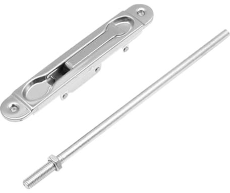 Veemoon 1set Serrature Scorrimento Inossidabile Per Bulloni Antintrusione Regolabili Per e Camere Facile Installazione e Utilizzo