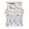 Franco Collectibles Peanuts Multi Character Bedding 7-teiliges superweiches Bettdecken- und Bettlaken-Set mit Kissenbezug, Queen-Size-Bett (100% offizielles Lizenzprodukt)