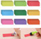 72 Stück Magnetstreifen Beschreibbar, 60x20mm Magnetschilder zum Beschriften Magnete Whiteboard Magnetische Etiketten Wiederverwendbar für Whiteboard Kühlschrank Metallschrank (9 Farben)