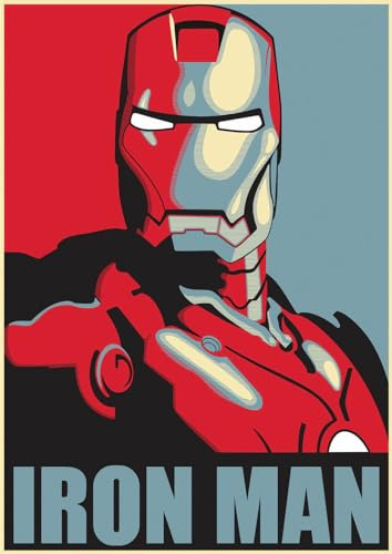 OMG Printing IronMan Poster | Movie Poster | A2-420mm x 594mm