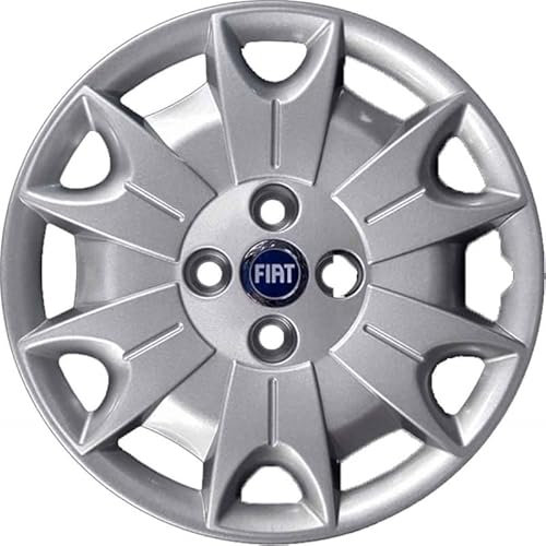 Kit di 4 copricerchi adattabili - per FIAT PANDA 4X4 2004 (LOGO BLU) - diametro 14 - non originali